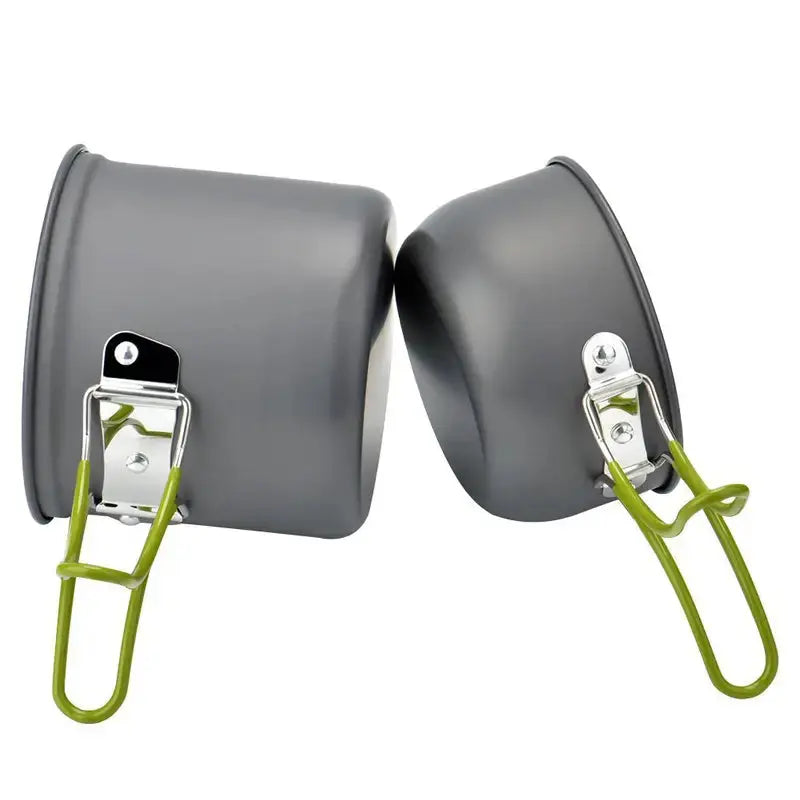 Portable Camping Cookware Set with Foldable Cutlery – Lightweight and Space-Saving