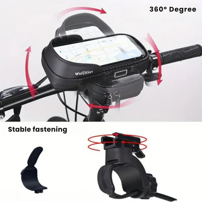 Waterproof Bike Phone Holder – Secure & 360° Rotatable