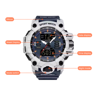 Men’s Outdoor Watch – Durable & Water-Resistant Digital Watch