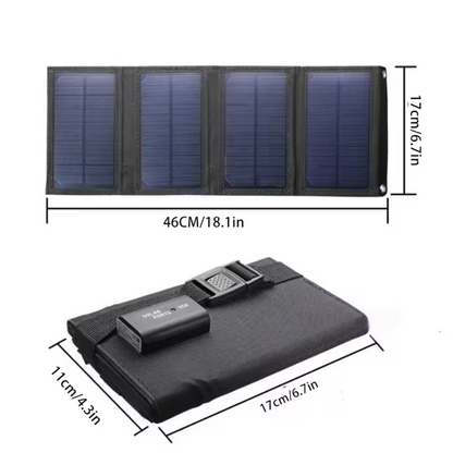 Foldable Solar Panel – 12W with USB Port for Outdoor Charging