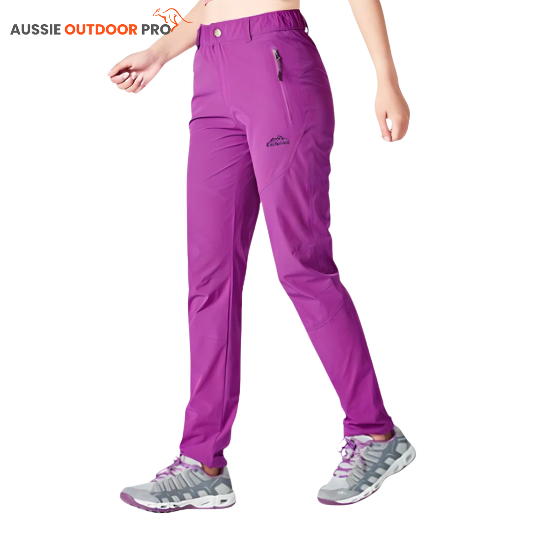 Women's Waterproof Hiking Pants - Durable & Windproof Outdoor Trousers