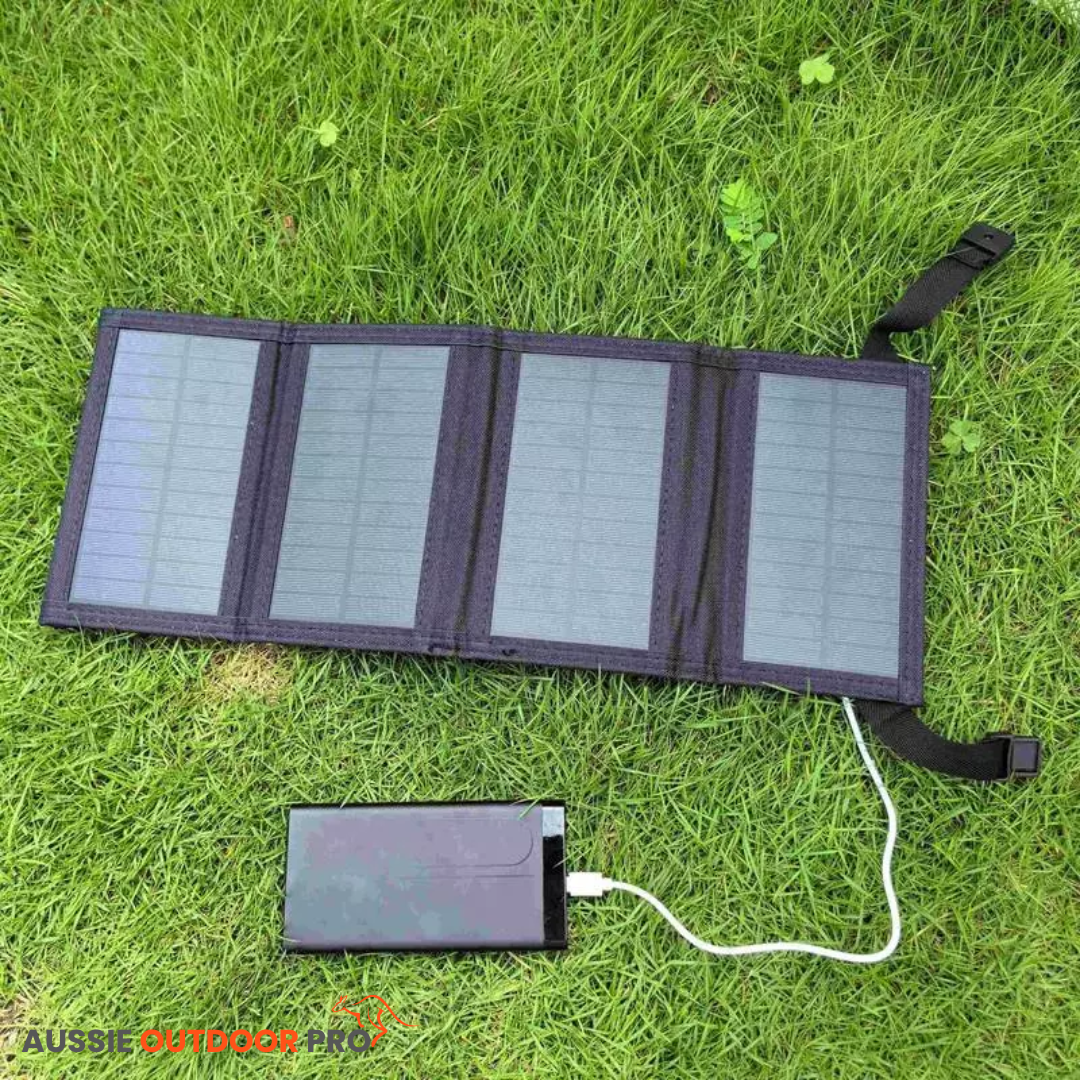 Foldable Solar Panel – 12W with USB Port for Outdoor Charging