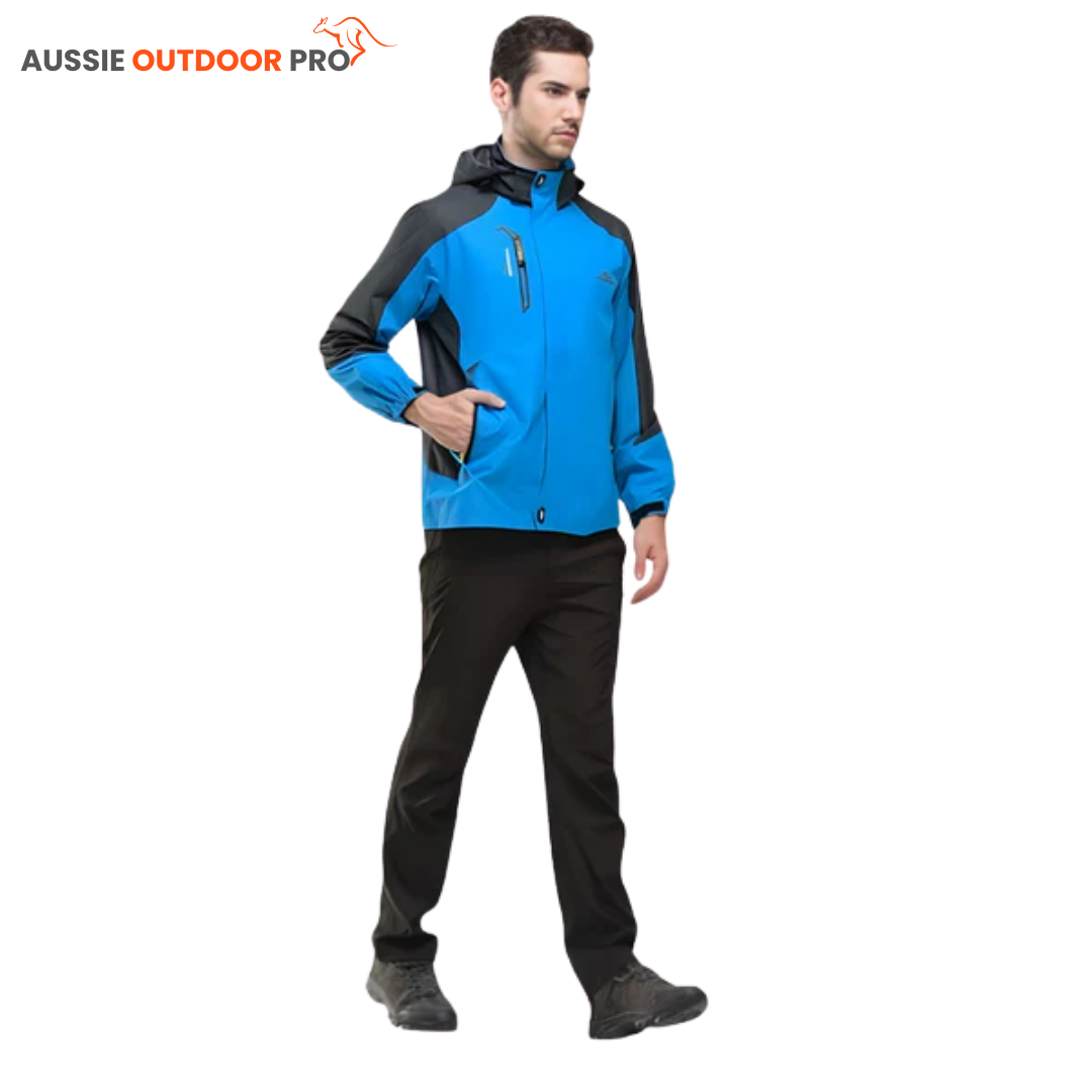 Men’s Waterproof Trekking Jacket - Lightweight & Windproof