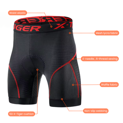 Cycling Shorts – Short Length – 3D Gel Padding