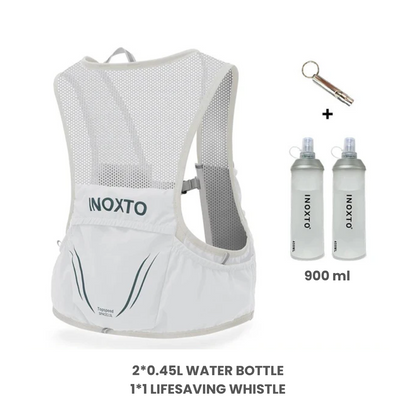 Trail Running Hydration Vest – Includes 2 Soft Flasks