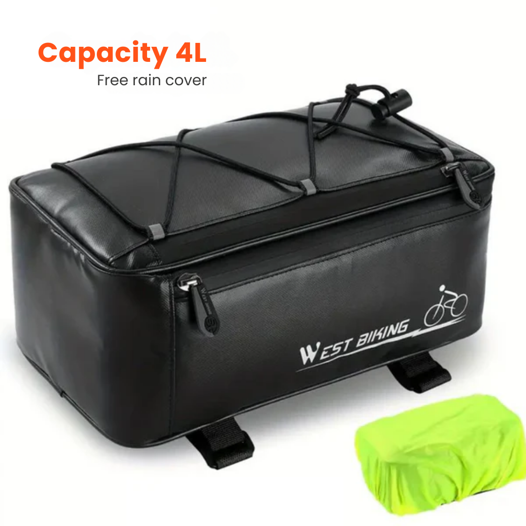 Waterproof Bike Pannier Bag – Rear Rack Storage & Shoulder Carry