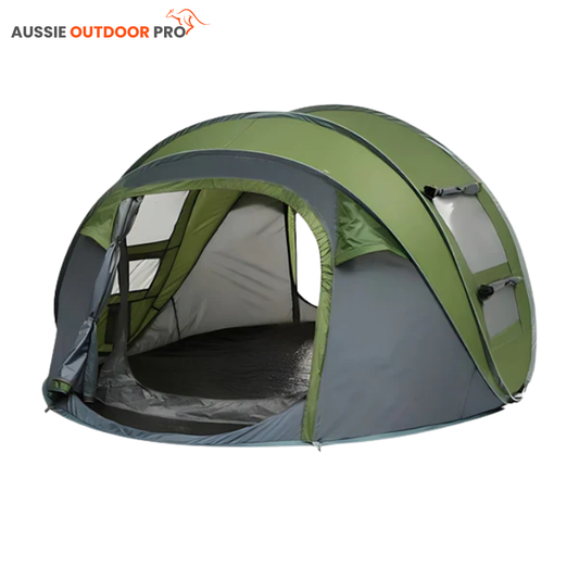 4-Person Instant Camping Tent - Waterproof, Lightweight & Easy Setup