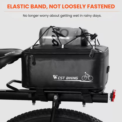 Waterproof Bike Pannier Bag – Rear Rack Storage & Shoulder Carry