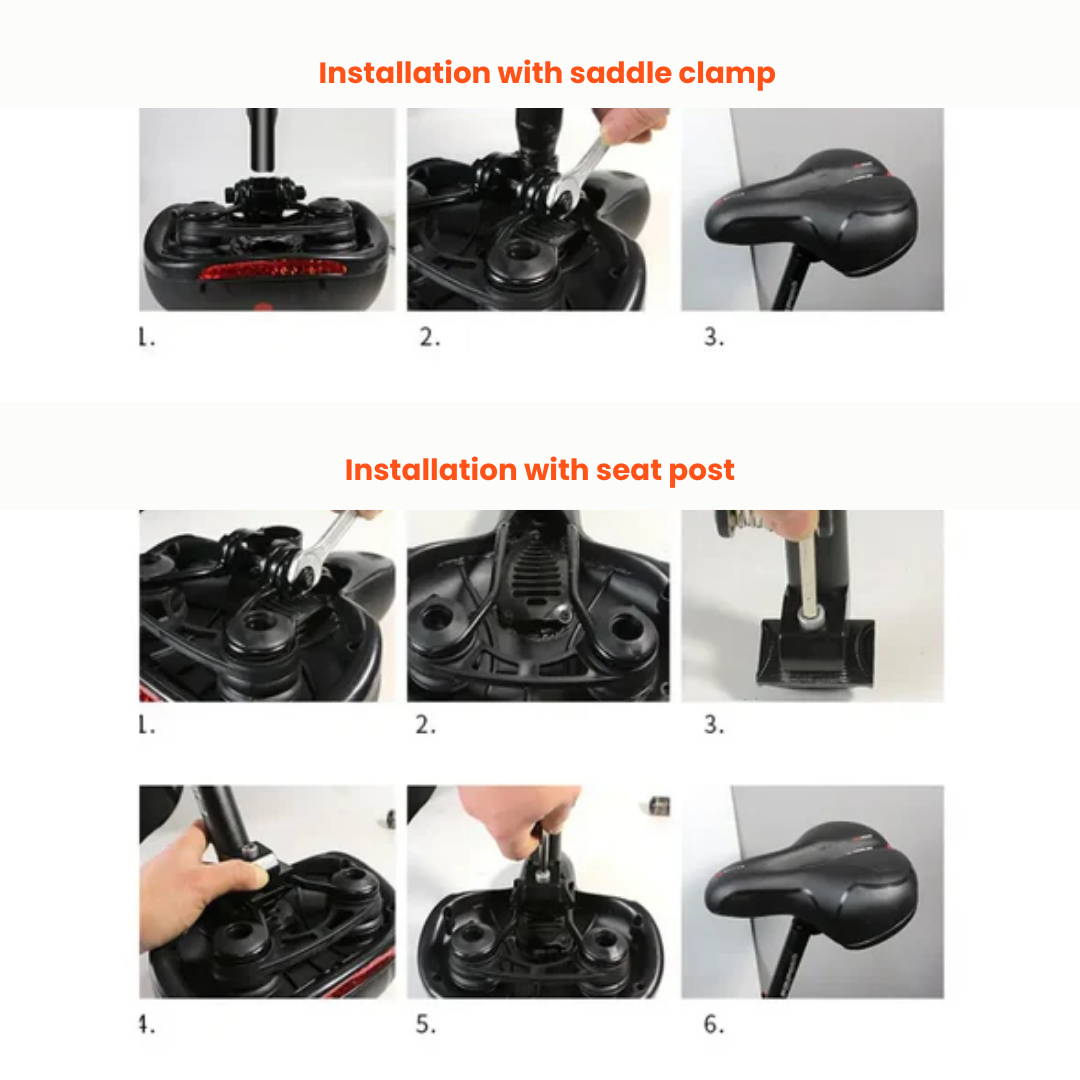 Ergonomic Bike Saddle – Ultimate Comfort & Shock Absorption