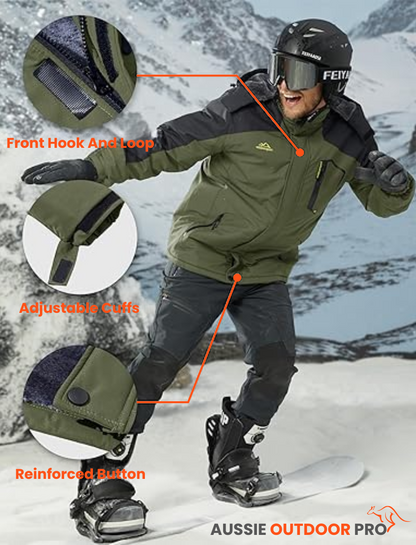 Insulated Outdoor Winter Jacket – Windproof & Waterproof