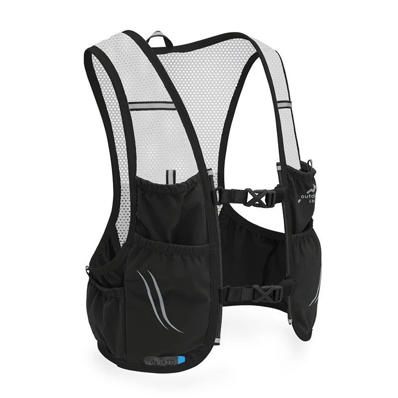 Trail Running Hydration Vest – Includes 2 Soft Flasks