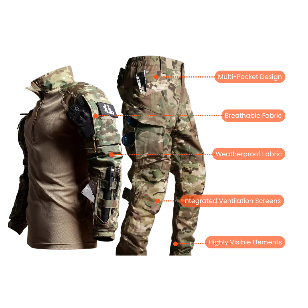 Men’s Tactical Outdoor Clothing Set – Lightweight & Weather-Resistant