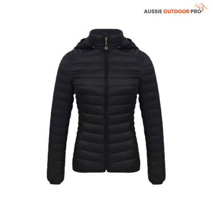 Ultra-Light Women's Puffer Jacket - Waterproof & Insulated for Outdoor Adventures