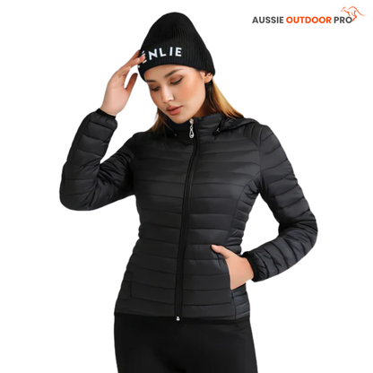 Ultra-Light Women's Puffer Jacket - Waterproof & Insulated for Outdoor Adventures