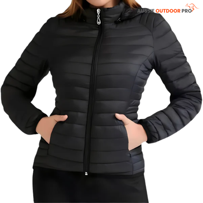 Ultra-Light Women's Puffer Jacket - Waterproof & Insulated for Outdoor Adventures