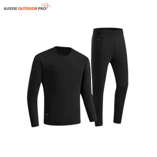 Heated Thermal Underwear Set – Unisex - Long-Lasting Warmth for Extreme Cold