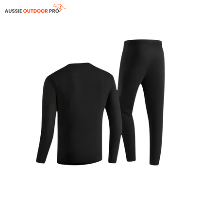 Heated Thermal Underwear Set – Unisex - Long-Lasting Warmth for Extreme Cold