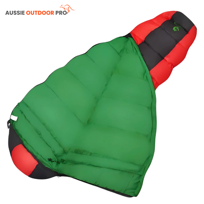 Premium Goose Down Sleeping Bag -5°C | Ultra-Light & Waterproof for Trekking & Camping