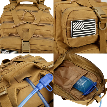 Emergency Tactical Backpack – Waterproof, Essential for Survival