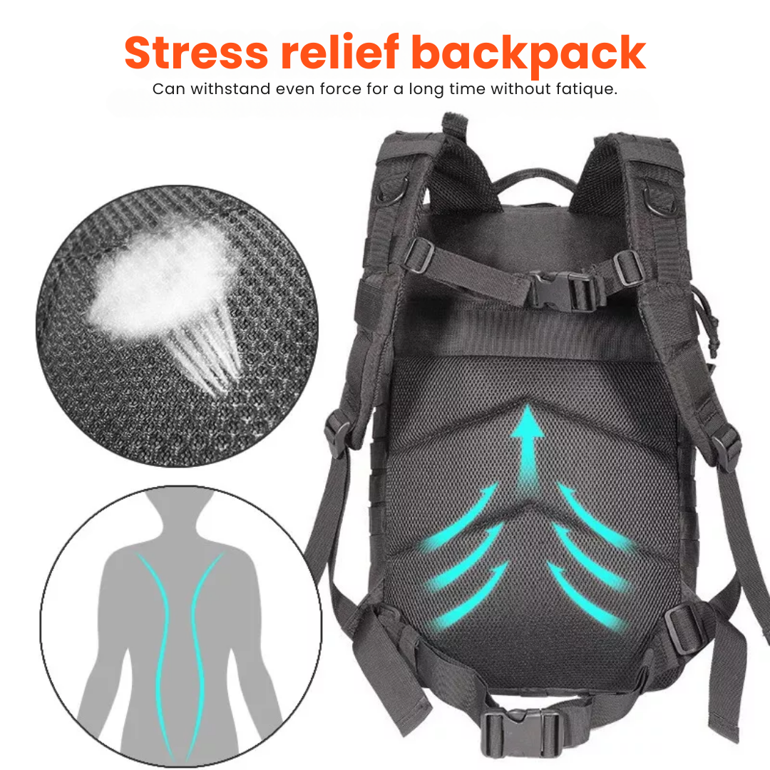 Emergency Tactical Backpack – Waterproof, Essential for Survival