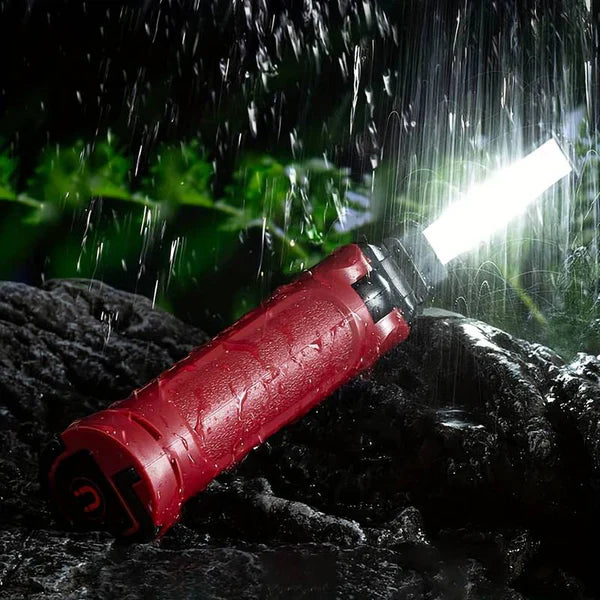 180° COB Work Light – USB Rechargeable, Compact & Waterproof