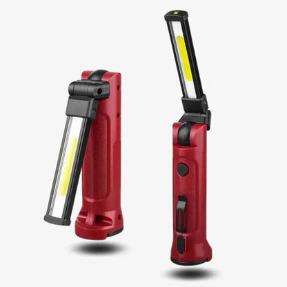 180° COB Work Light – USB Rechargeable, Compact & Waterproof