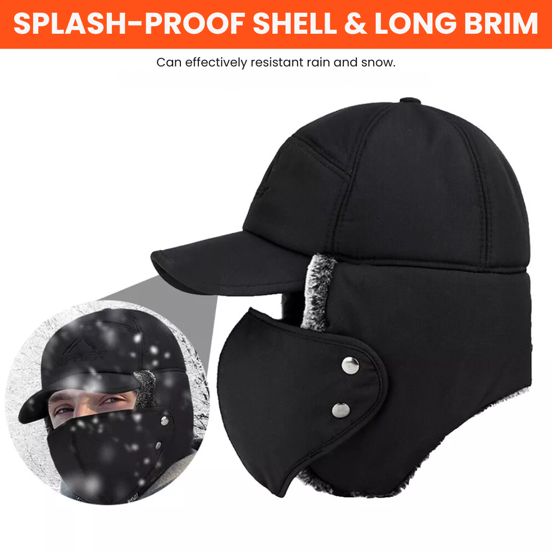 Thermal Full Face Winter Hat – Windproof & Insulated