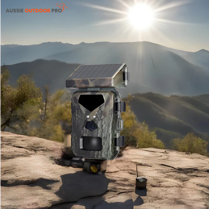 Solar-Powered Trail Camera - Professional Wildlife & Property Surveillance