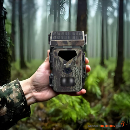 Solar-Powered Trail Camera - Professional Wildlife & Property Surveillance