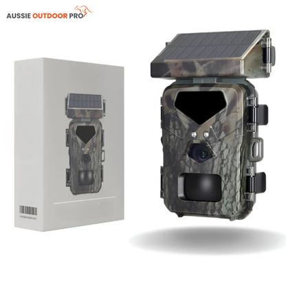 Solar-Powered Trail Camera - Professional Wildlife & Property Surveillance