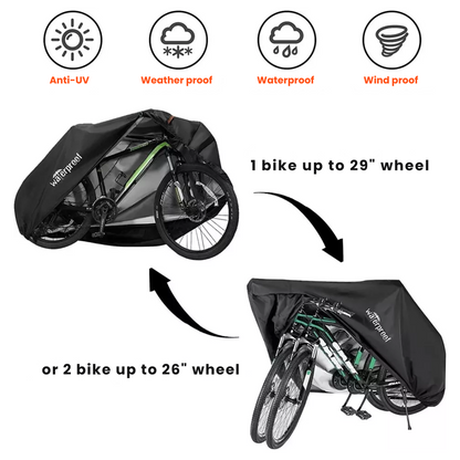 3-Layer Waterproof Bike Cover – Ultimate Protection for Bicycles & E-Bikes