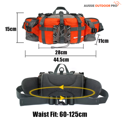 Waterproof Hiking Waist Bag – 5L Capacity for Outdoor Adventures