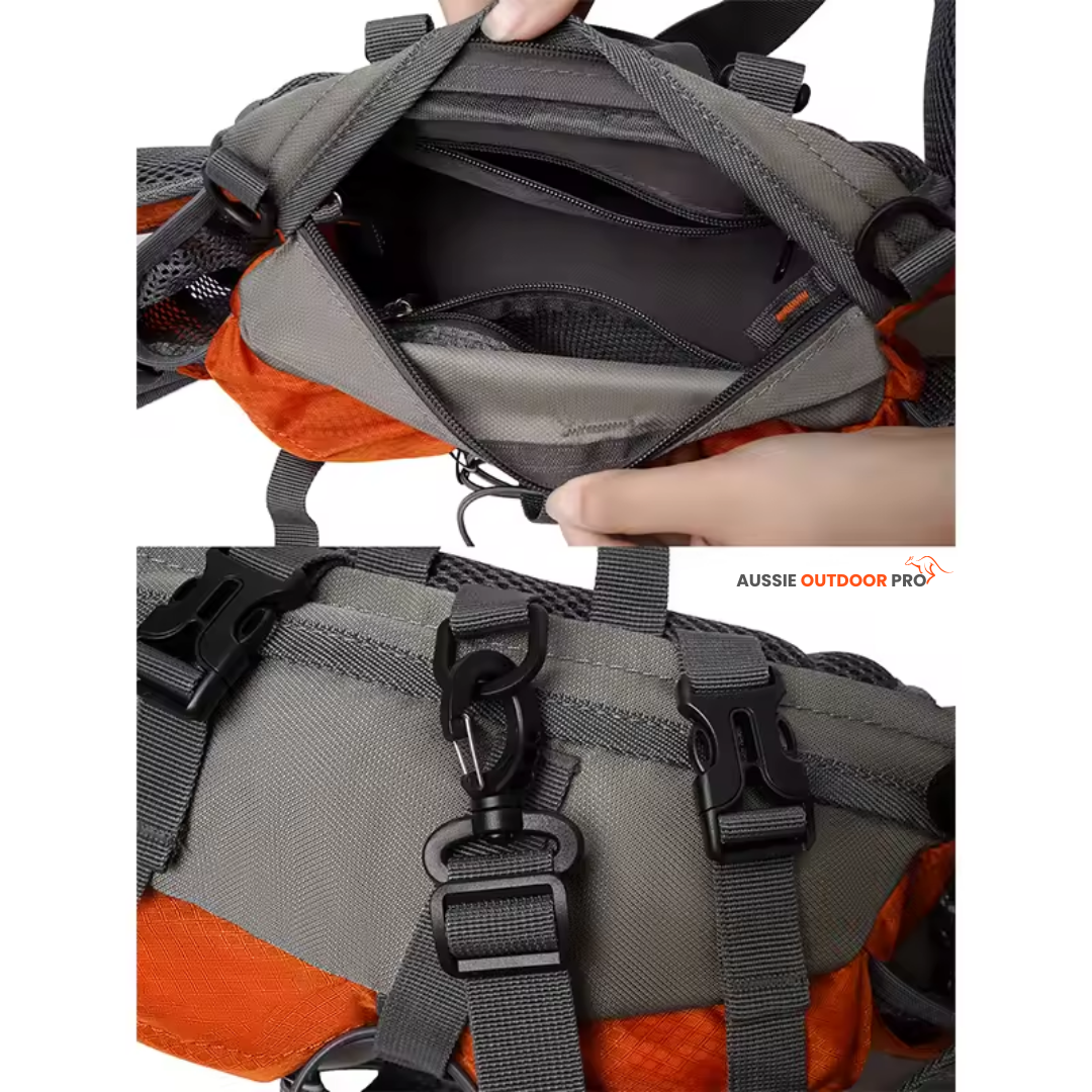 Waterproof Hiking Waist Bag – 5L Capacity for Outdoor Adventures