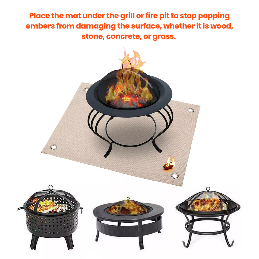 Fireproof Mat – BBQ & Fire Pit Protection