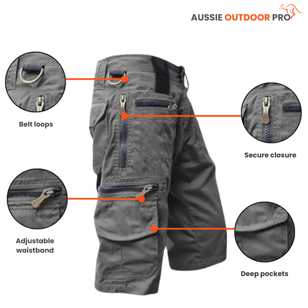 Men's Outdoor Cargo Shorts – Durable, Comfortable, Quick-Dry