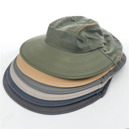 UV Protection Sun Hat with Neck Flap – Wide Brim for Ultimate Coverage