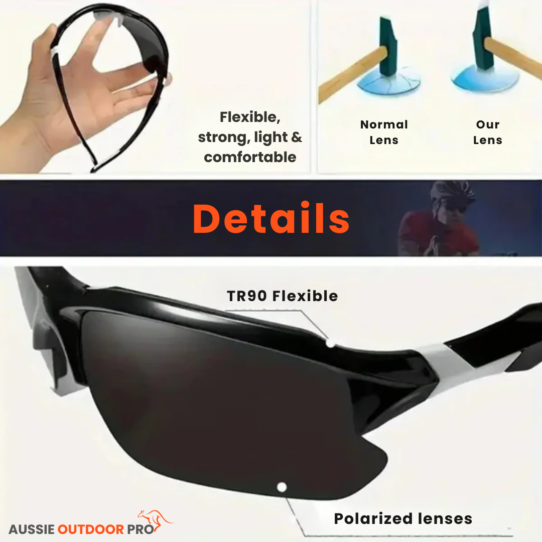 Polarized Sports Sunglasses – Ultimate Durability and Clarity for Active Lifestyles