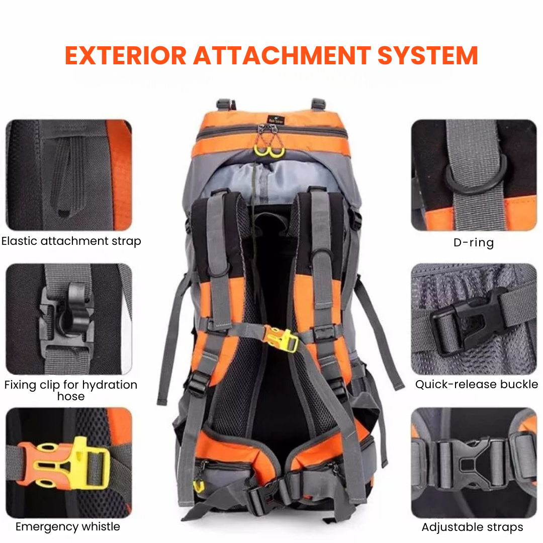 60L Waterproof Backpack – Ultimate Outdoor Backpack for All Adventures