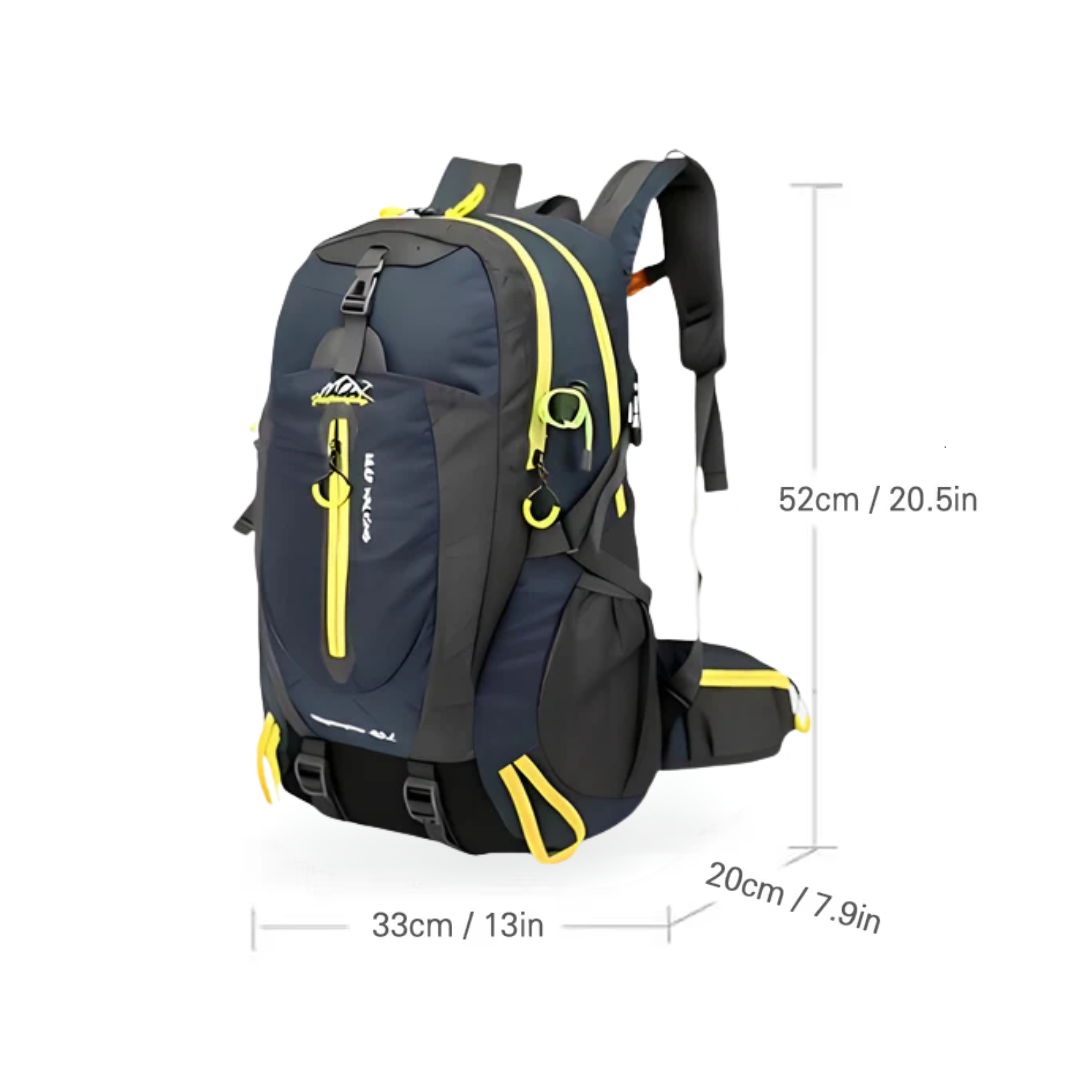 Waterproof Hiking Backpack – 40L - Lightweight & Durable for Outdoor Adventures