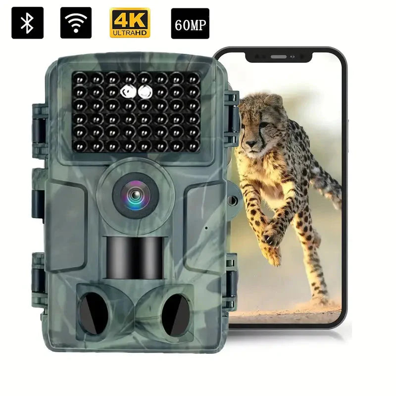 4K Ultra HD Wildlife Camera – 60MP with App Control