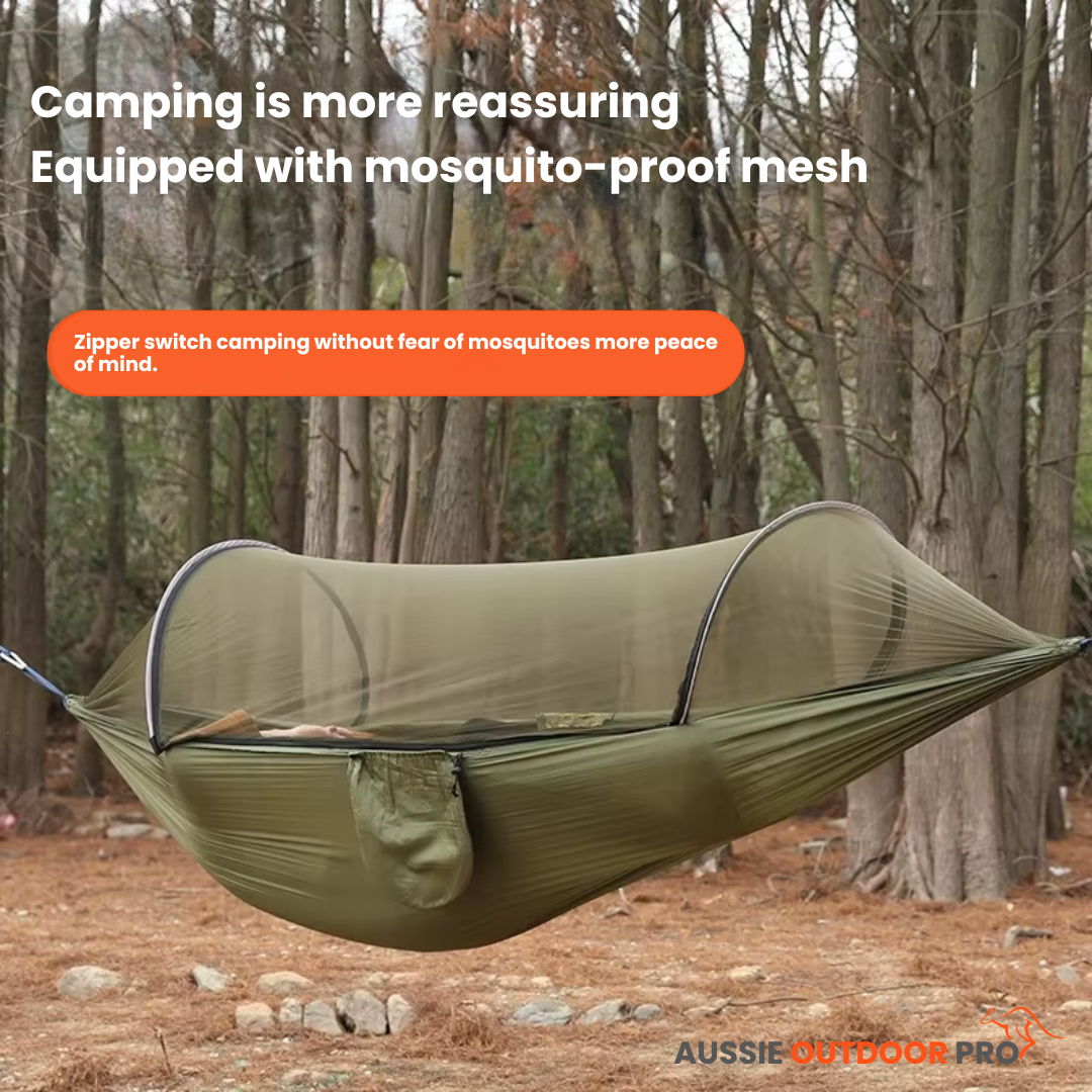 Hammock with Integrated Mosquito Net – Ultimate Outdoor Protection