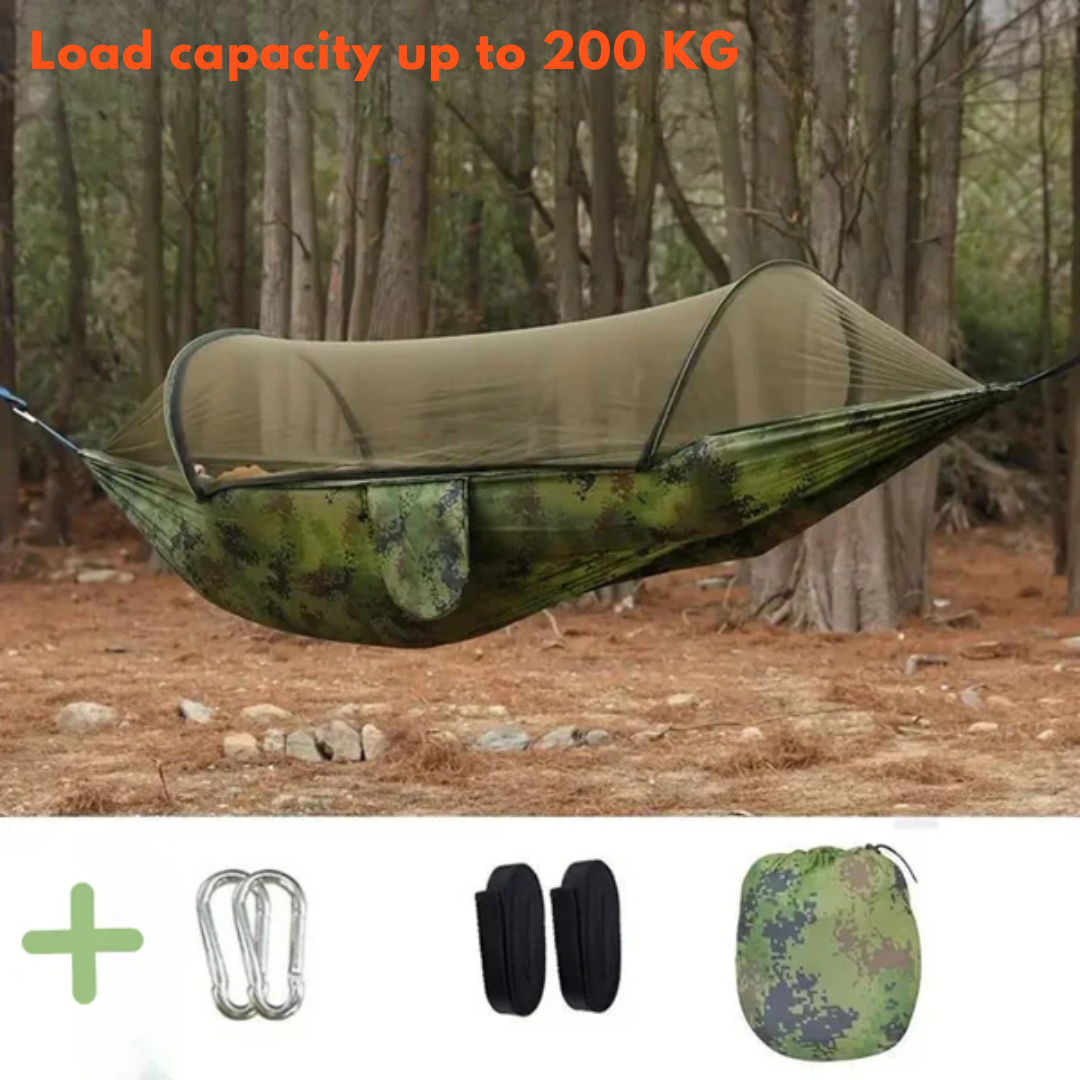 Hammock with Integrated Mosquito Net – Ultimate Outdoor Protection