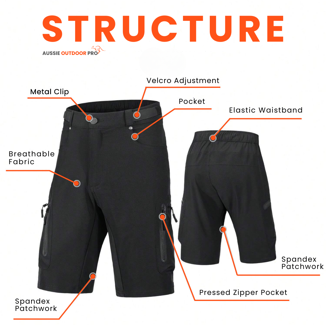 MTB Cargo Shorts – Durable, Comfortable & Stylish for Mountain Biking