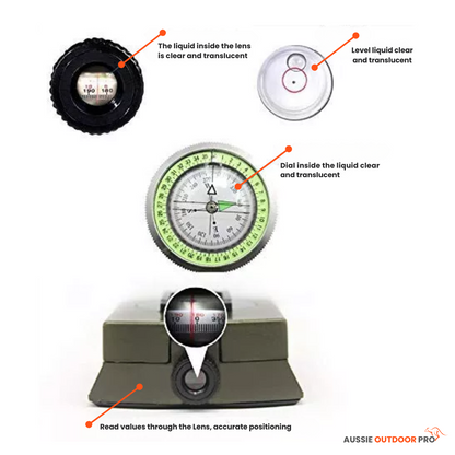 Professional Outdoor & Survival Compass – Precise, Durable, and Compact