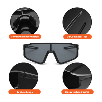 Sports Sunglasses for Cycling & Running – Perfect Fit & Anti-Glare