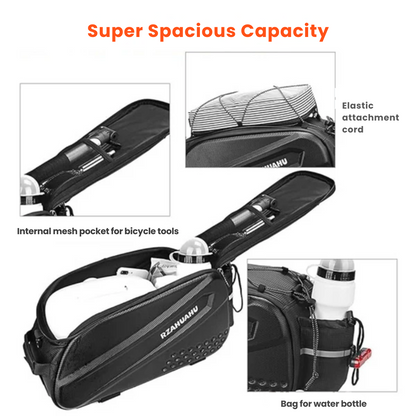 Hard Shell Bike Bag – 14L Waterproof Capacity