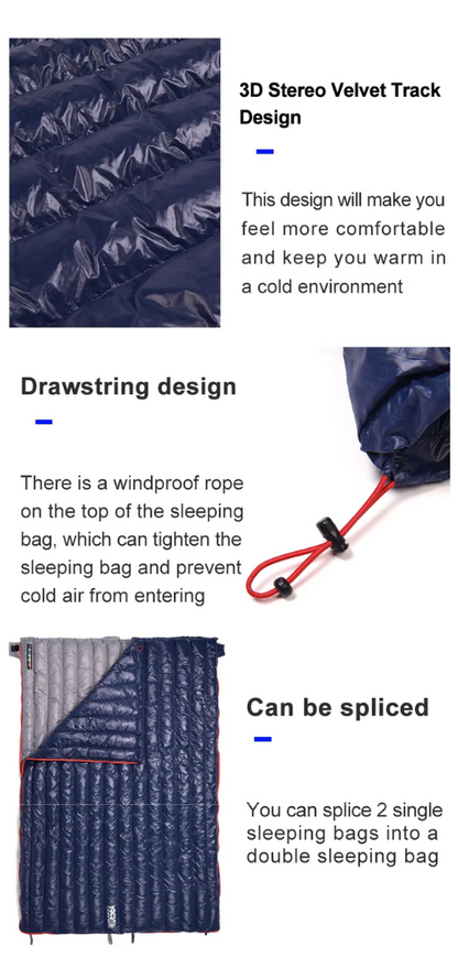 Lightweight Waterproof Sleeping Bag – Stay Warm & Dry for Camping