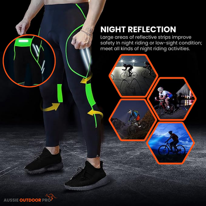 Long Cycling Tights with Gel Pads – Ultimate Comfort for Cyclists