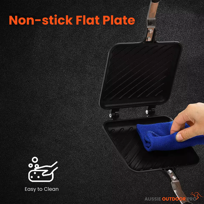 Camping Sandwich Maker – Non-Stick, Perfect for Outdoor Cooking