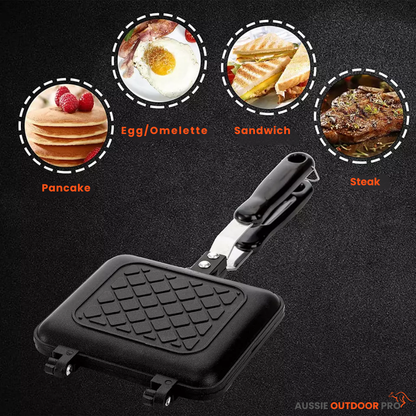 Camping Sandwich Maker – Non-Stick, Perfect for Outdoor Cooking